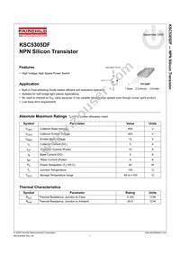 KSC5305DFTTU Datasheet Page 2