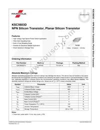 KSC5603D Datasheet Page 2
