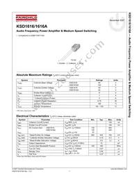 KSD1616LPWD Datasheet Cover