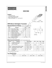 KSD1692YS Datasheet Page 2