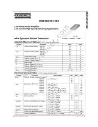 KSE182PWD Datasheet Page 2