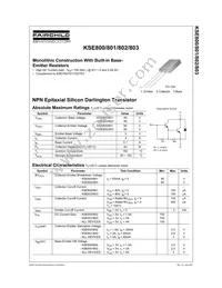KSE803STU Datasheet Page 2