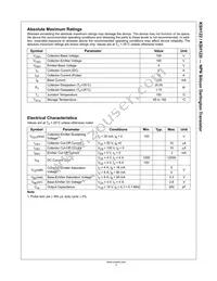 KSH122TM Datasheet Page 2