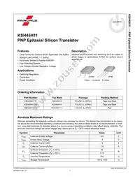 KSH45H11TM Datasheet Page 2