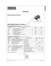 KST4123MTF Datasheet Cover