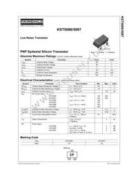 KST5087MTF Datasheet Page 2