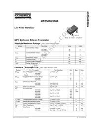 KST5088MTF Datasheet Cover