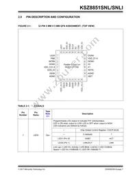 KSZ8851SNL Datasheet Page 7