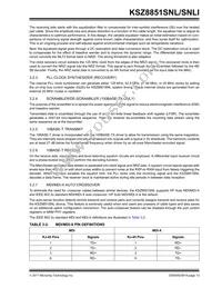 KSZ8851SNL Datasheet Page 13