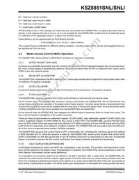 KSZ8851SNL Datasheet Page 17