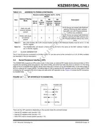 KSZ8851SNL Datasheet Page 19