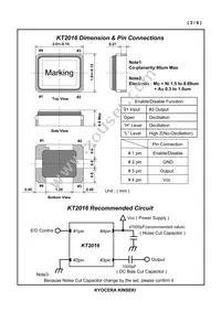 KT2016A26000ACW18TLG Datasheet Page 4