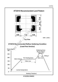 KT2016A26000ACW18TLG Datasheet Page 5