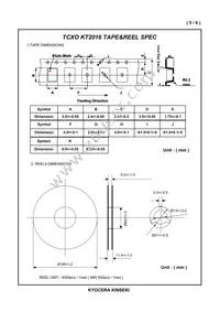 KT2016A26000ACW18TLG Datasheet Page 6