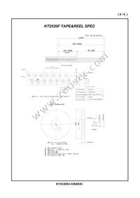 KT2520F26000ZAW18TKK Datasheet Page 6