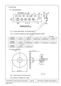 KT2520K26000AAW18TAS Datasheet Page 9