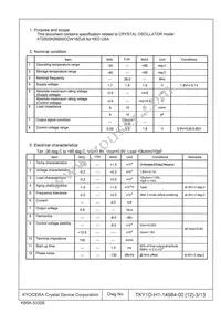 KT2520K26000CCW18ZUS Datasheet Page 3