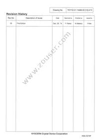 KT2520K26000ZAW18TAS Datasheet Page 2