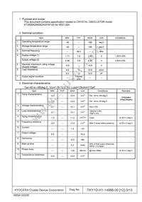 KT2520K26000ZAW18TAS Datasheet Page 3