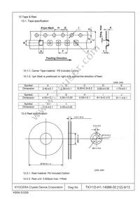 KT2520K26000ZAW18TAS Datasheet Page 9