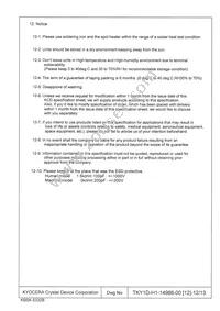 KT2520K26000ZAW18TAS Datasheet Page 12