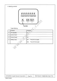 KT2520K40000DAW18TAS Datasheet Page 7