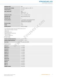 KT5W-2N2116D Datasheet Page 3