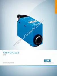 KT5W-2P1113 Datasheet Cover