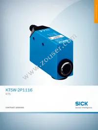 KT5W-2P1116 Datasheet Cover