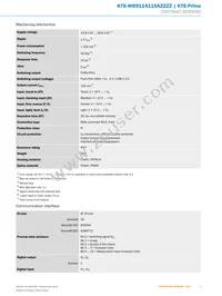 KTS-WB9114115AZZZZ Datasheet Page 3