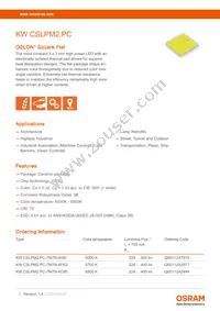 KW CSLPM2.PC-5N7N-4F8G-0-700-S Datasheet Cover