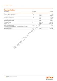 KW CSLPM2.PC-5N7N-4F8G-0-700-S Datasheet Page 2