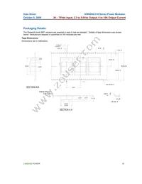 KW006A0A41-SRZ Datasheet Page 15