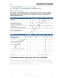 KW025A0P41-SRZ Datasheet Page 2