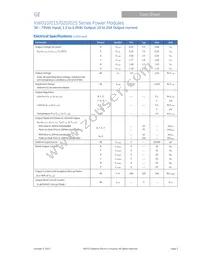 KW025A0P41-SRZ Datasheet Page 3