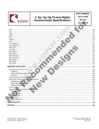 KX112-1042-SR Datasheet Page 4
