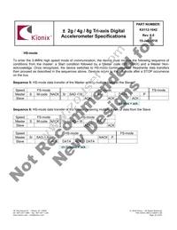 KX112-1042-SR Datasheet Page 22
