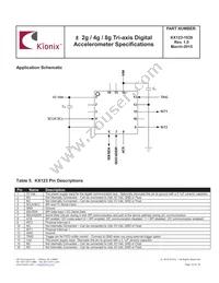 KX123-1039 Datasheet Page 14