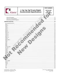 KX124-1051 Datasheet Page 3