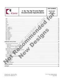 KX124-1051 Datasheet Page 4