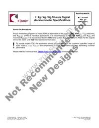 KX124-1051 Datasheet Page 9