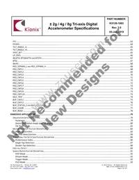 KX126-1063 Datasheet Page 4
