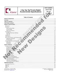 KX127-1068 Datasheet Page 2