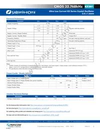 KX2013E0032.768000 Datasheet Page 2