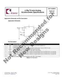 KX220-1071 Datasheet Page 7