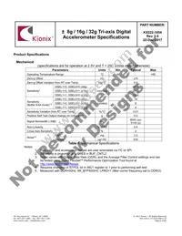 KX222-1054-SR Datasheet Page 6