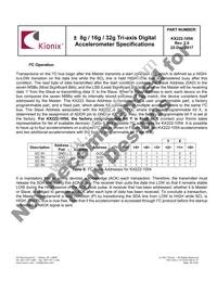 KX222-1054-SR Datasheet Page 18