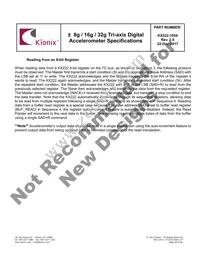 KX222-1054-SR Datasheet Page 20