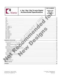 KX224-1053-SR Datasheet Page 4