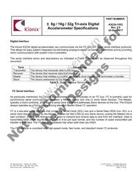 KX224-1053-SR Datasheet Page 17
